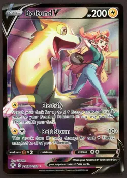 Pokemon Boltund V TG13/TG30 Holo Brilliant Stars Sword Shield Full Art 2022 TCG - Image 1