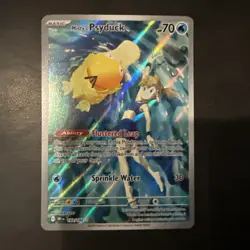 Misty's Psyduck Full Art 193/182 SV10: Destined Rivals Pokemon Card NM - Image 1