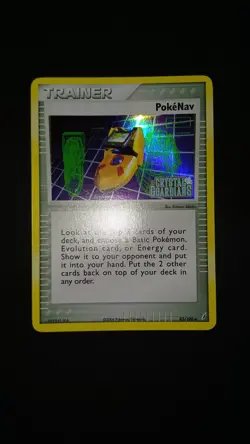 POKEMON POKENAV STAMPED EX CRYSTAL GUARDIANS 83/100 ENG NM NO SHINING CHARIZARD - Image 1