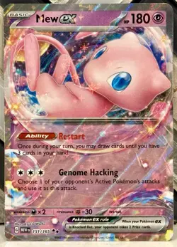 Mew ex 151/165 LP+ Scarlet & Violet 151 2023 Pokemon TCG - Image 1
