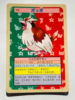 Pidgey Top sun Pokemon Card 016 1995 Blue Back Vrey RareJapan Nintendo F/S - Image 1