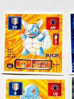 Mewtwo Pokemon Sticker Lot 11 + Holo 1 AMADA Rare From JAPAN Nintendo 1995-1998 - Image 2