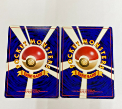 Auth Pokemon Card Hitmonlee Hitmonchan Old Back Japanese 2set from Japan - Image 2