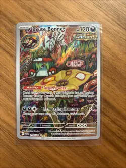 Pokemon Brute Bonnet Illustration Rare 207/182 PAR Paradox Rift NM - Image 1