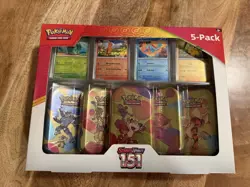 New Pokemon Scarlet & Violet 151 5x Mini Tins Costco Fast Shipping 10 Packs - Image 1