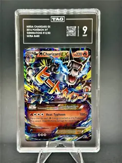 Pokemon TCG M Charizard EX Holo 12 Ultra Rare Xy Generations TAG 9 - Image 1