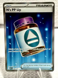 N's PP Up 262/217 Full Art Ultra Rare Pokemon Ascended Heroes ENGLISH NM - Image 1