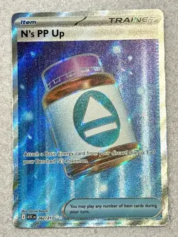 N's PP Up 262/217 Full Art Ultra Rare Pokemon Ascended Heroes ENGLISH NM - Image 2
