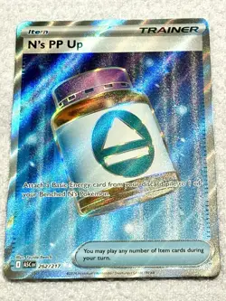 N's PP Up 262/217 Full Art Ultra Rare Pokemon Ascended Heroes ENGLISH NM - Image 3