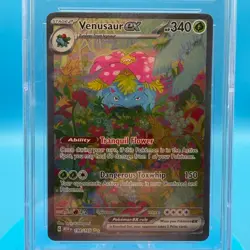 CGC 10 GEM MINT Venusaur ex 198/165 Pokemon 151 Special Illustration Rare SIR - Image 4
