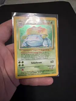 1999 Pokemon Game Base Set #15 Venusaur Holo Rare - Image 1
