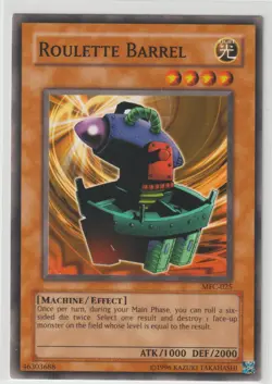 YUGIOH! ROULETTE BARREL CARD - UNLIMITED EDITION NM - MFC-025 - FREE UK P&P - Image 1