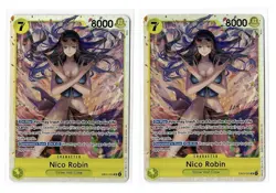 One Piece TCG EB-03 Heroines Edition - 2x Nico Robin EB03-055 SR English - Image 1