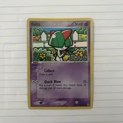 Ralts Delta Species Reverse Holo Card 81/113 Pokemon LP Stamped - Image 1
