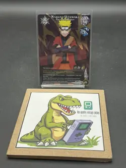 Naruto CCG Card #1395 Set 24: Naruto Uzumaki (Sage Mode) - German 1st Super Rare - Image 2