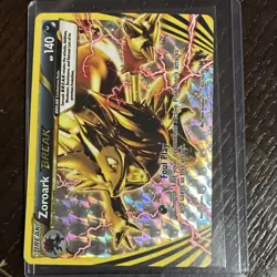 Pokemon Zoroark BREAK Rare Holo Full Art BREAKthrough 92/162 140 HP Card - Image 1