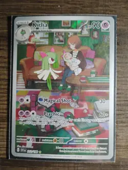 Pokemon Kirlia Holo Card 212/198 Scarlet and Violet Base Set Near Mint To Mint - Image 1