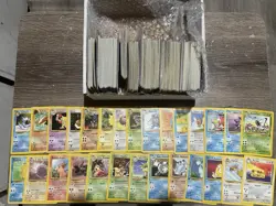 Huge Collection Bulk Lot of 536 Fossil / Team Rocket/MORE Pokemon Cards Vintage - Image 2