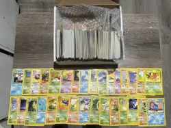 Huge Collection Bulk Lot of 536 Fossil / Team Rocket/MORE Pokemon Cards Vintage - Image 4