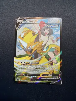 Zeraora V TG16/TG30 Silver Tempest Trainer Gallery Holo Pokemon Card - NM - Image 2