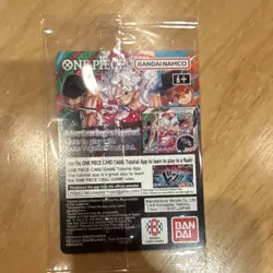 Bandai One Piece CCG Monkey.D.Luffy US Voyage Promo Full Art Foil Card 5000 - Image 2