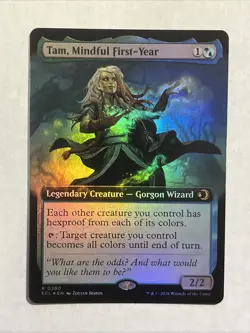 Tam, Mindful First-Year (Extended Art) Lorwyn Eclipsed Foil - Image 1