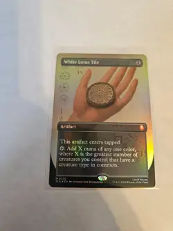 White Lotus Tile Borderless FOIL MTG Avatar: TLA Nm/M - Image 1