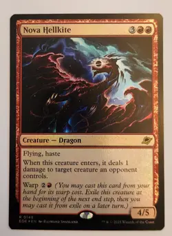 Nova Hellkite EoE #148 Rare Foil NM+ - Image 1