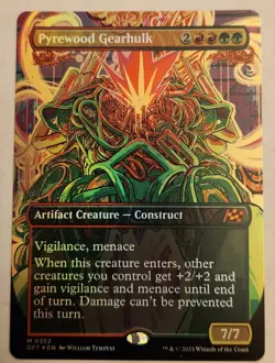 Pyrewood Gearhulk (Borderless) Mythic Foil NM+ - Image 1