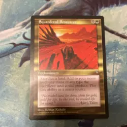 Magic: The Gathering Squandered Resources Visions Rare Black Green - Image 1
