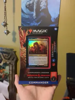 Magic Legends Battle for Baldur's Gate - Draconic Dissent Commander Deck MTG - Image 1