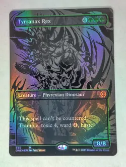 MTG Tyrranax Rex OIL FOIL - ONE / 355 - - Image 1