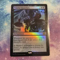 Painful Quandary (FOIL) x1 - MTG The Brothers' War BRO #111 - Image 1