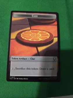 x1 Ally / Clue TTLA Avatar MTG 6-17 TOKEN M/NM 1x - Image 1