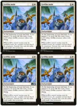 MTG Griffin Aerie x4 Core Set 2021 M21 Uncommon NM Playset - Image 1