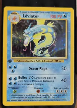 Pokemon Leviator 6/102 HOLO Set de Base Edition 1 WIZARDS FR - Image 1