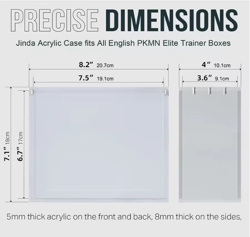 Pokemon ETB Acrylic Case – Stackable UV Protected Display Case | Premium - Image 3