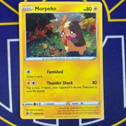 Pokemon Card - Morpeko SWSH116 Balck Star Promo 2021 NM - Image 1