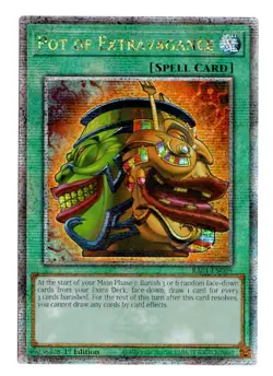 Yu-Gi-Oh! Pot of Extravagance Quarter Century Secret Rare RA01-EN059 - Image 1