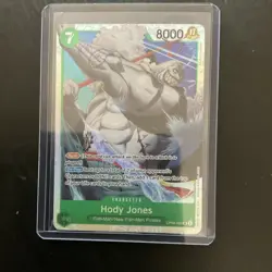 Bandai Hody Jones SR Foil Rush Character Card Wings of the Captain OP06-035 8000 - Image 1