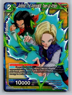 Dragon Ball Super Card Game #BT17-136 Android 17 & Android 18, Team-Up Foil - Image 1