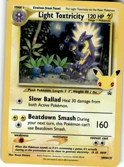 Light Toxtricity - Promo SWSH: Sword & Shield Promo Cards SWSH137 LP - Image 1