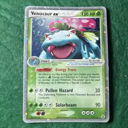 Venusaur ex (112/112) EX Fire Red & Leaf Green Holo Rare Pokemon Card LP - Image 1