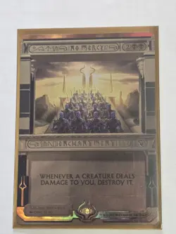 MTG NM+ FOIL NO MERCY Amonkhet Invocations Masterpiece #043 Magic Card - Image 1