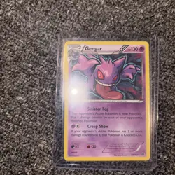Pokemon TCG Gengar 60/162 Non-Holo Rare Card Breakthrough 2015 LP/MP - Image 1