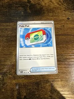Pokemon TCG Poke Pad 198/217 Trainer-Item Card Non-Holo Ascended Heroes - Image 1