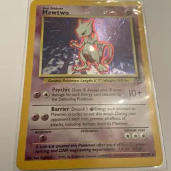 1999 Base Set 2 Mewtwo RARE Holo Pokemon Card 10/102 MINT! Take A Look! - Image 4
