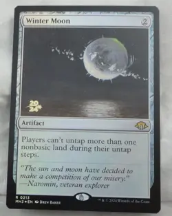 Magic The Gathering MH3 Prerelease Winter Moon Foil Card NM - Image 1