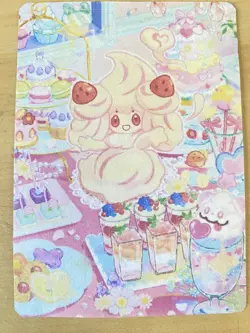 Anime ART STYLE Alcremie Fan Full Art Pokemon Custom Card/perfect bookmark - Image 2