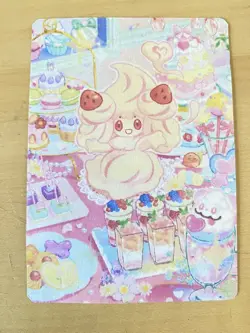 Anime ART STYLE Alcremie Fan Full Art Pokemon Custom Card/perfect bookmark - Image 3